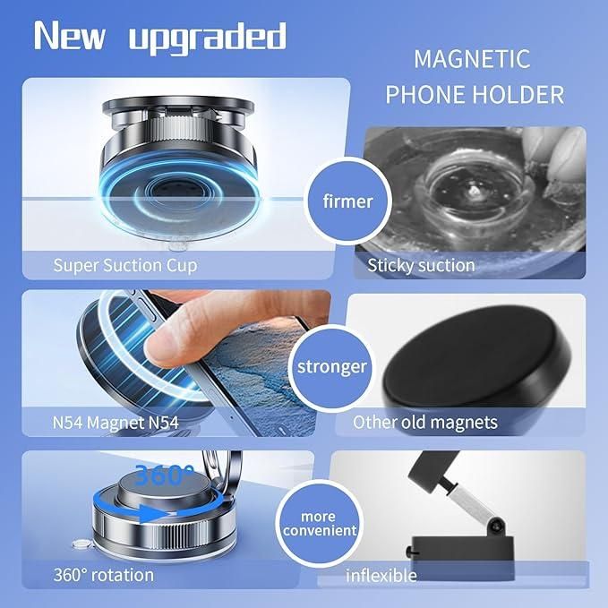 Magnetic mobile phone holder