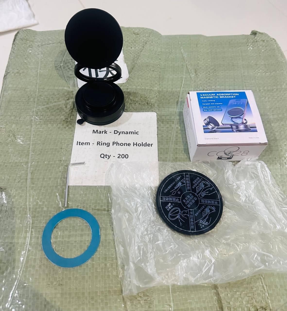 Magnetic mobile phone holder