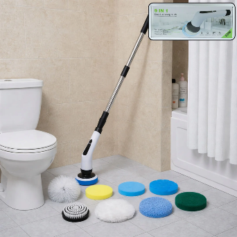 Electric cleaning brush for bathroom,kitchen,car