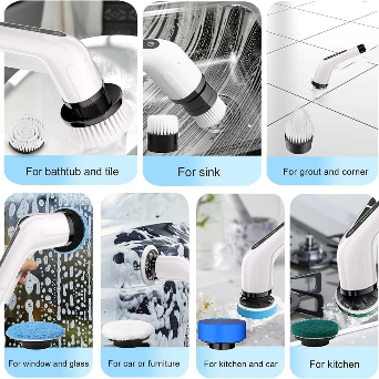 Electric cleaning brush for bathroom,kitchen,car