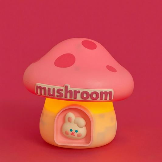 Cute mashroom study table lamp with pencil sharpener & usb charging